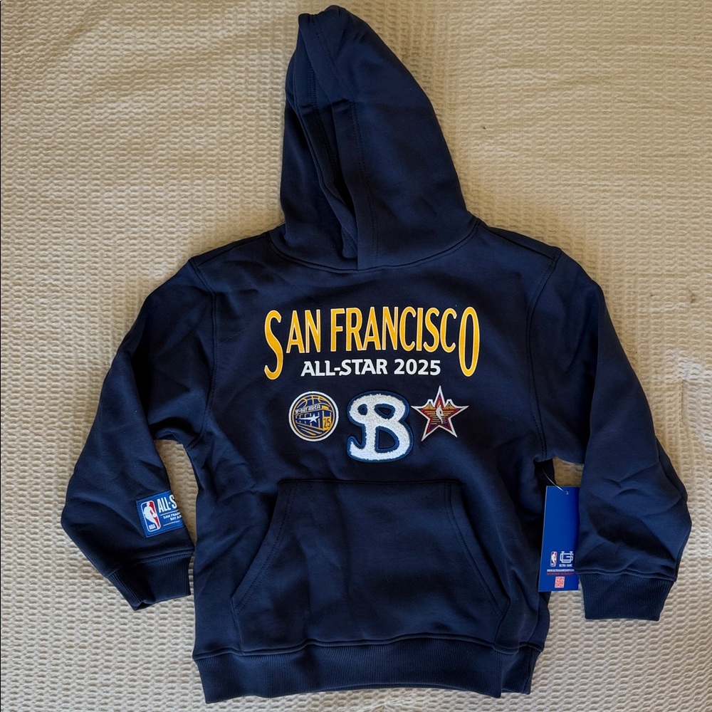 San Francisco All-Star 2025 Kids Hoodie - Navy